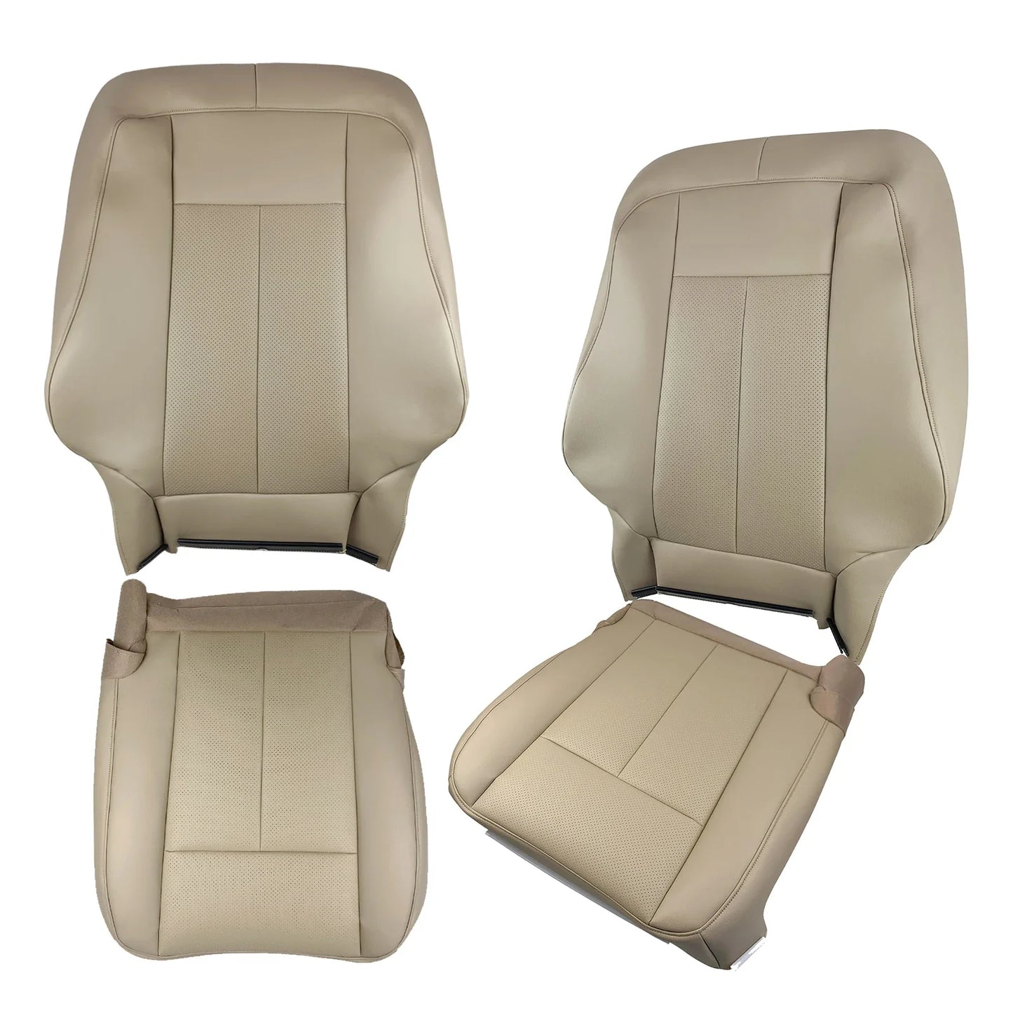 Ford Expedition Seat Covers 2007-2014 Tan Faux Leather Protection