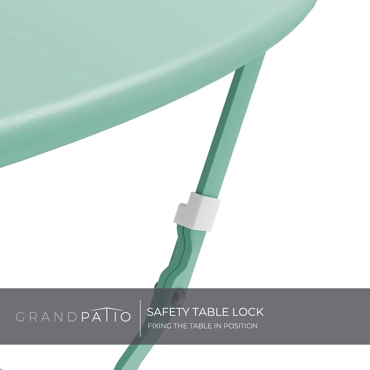 Grand Patio Premium Folding Bistro Set 3 Piece Outdoor Furniture