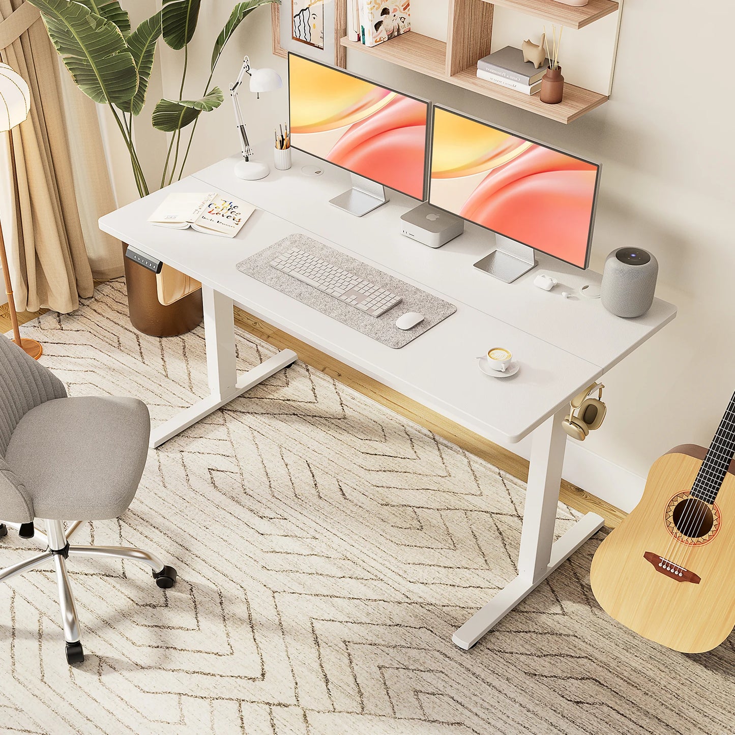 Ljustra Electric Height Adjustable Standing Desk Ergonomic Workstation