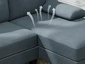 Sectional Sofa U-Shaped Couch for Living Room Furniture Set Clearance