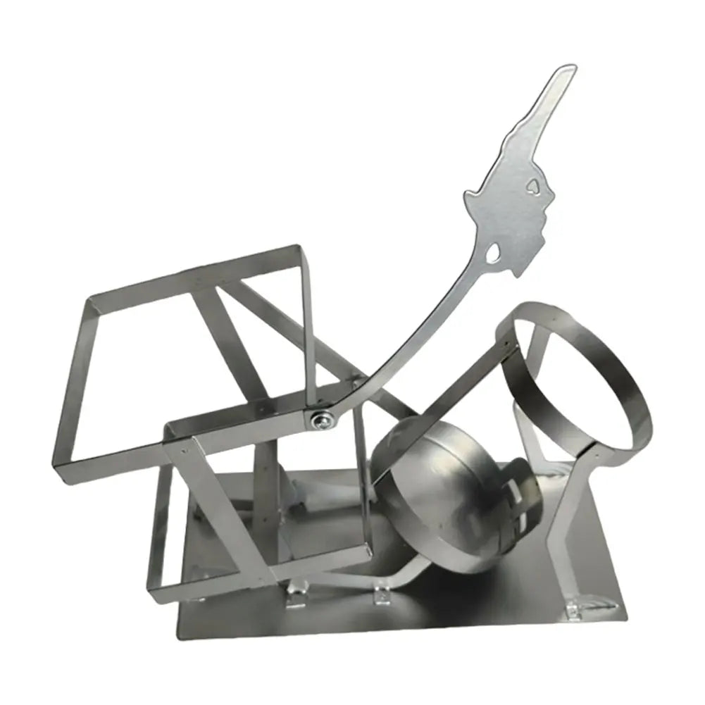 Retro Skull Skeleton Wine Holder Steampunk Bar Decor Bottle Stand