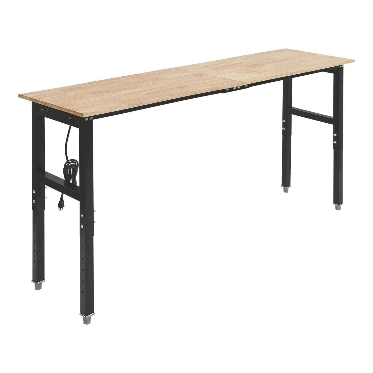 Heavy Duty Adjustable Workbench with Power Outlets 2000 lbs Capacity