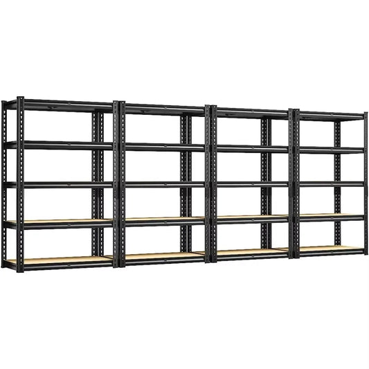 5 Tier Heavy Duty Garage Shelving 2020 LBS Capacity Adjustable Storage