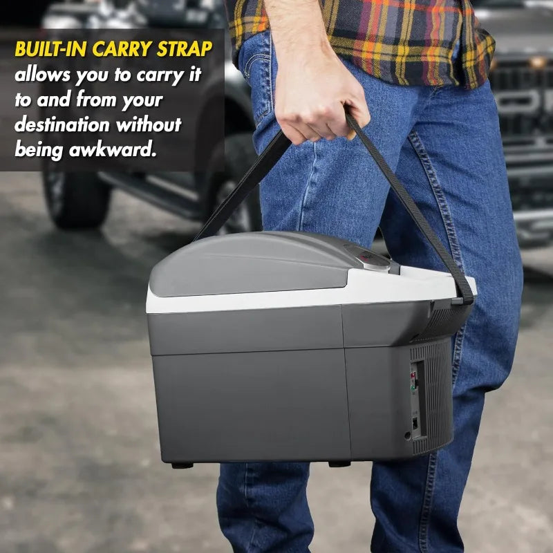 Ljustra 12V Thermoelectric Cooler Warmer Portable Electric Fridge 6 Quart