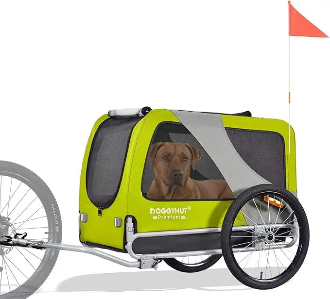 Ljustra Premium XL Pet Bike Trailer for Large Dogs or Multiple Small Dogs