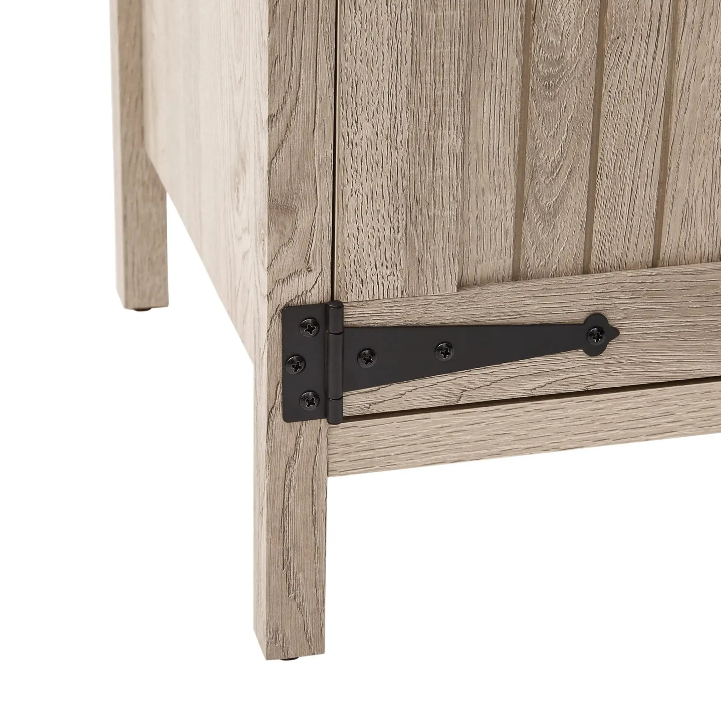 Rustic Farmhouse TV Stand for TVs Up to 50 Inches Freestanding Storage