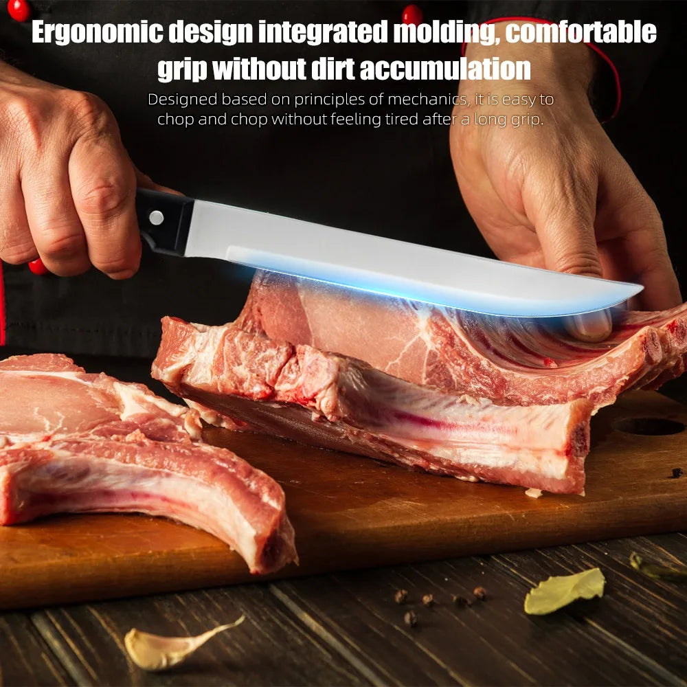 Ljustra 15pcs Chef Knife Set Stainless Steel Kitchen Knife Set with Scissors