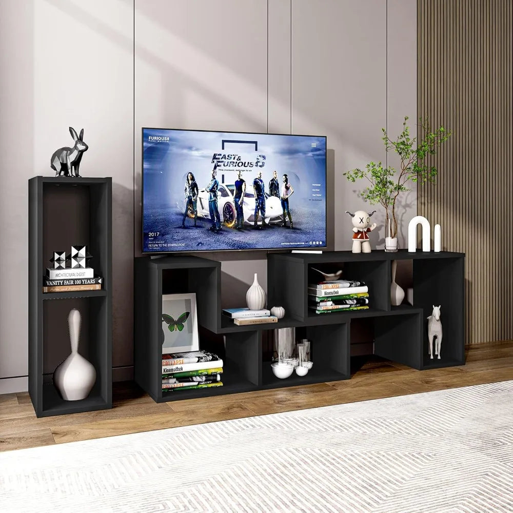 TV Stand for 65 Inch TVs Modern Media Center Free Combination Wooden