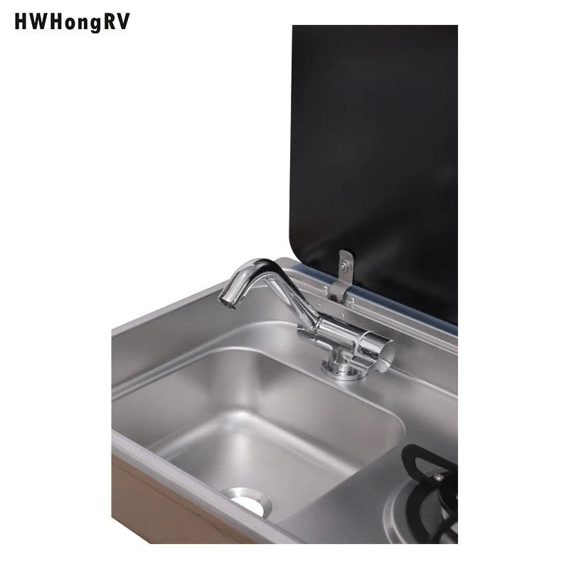 Ljustra Gas Stove Sink for Camper Van RV Boat Caravan Stainless Steel