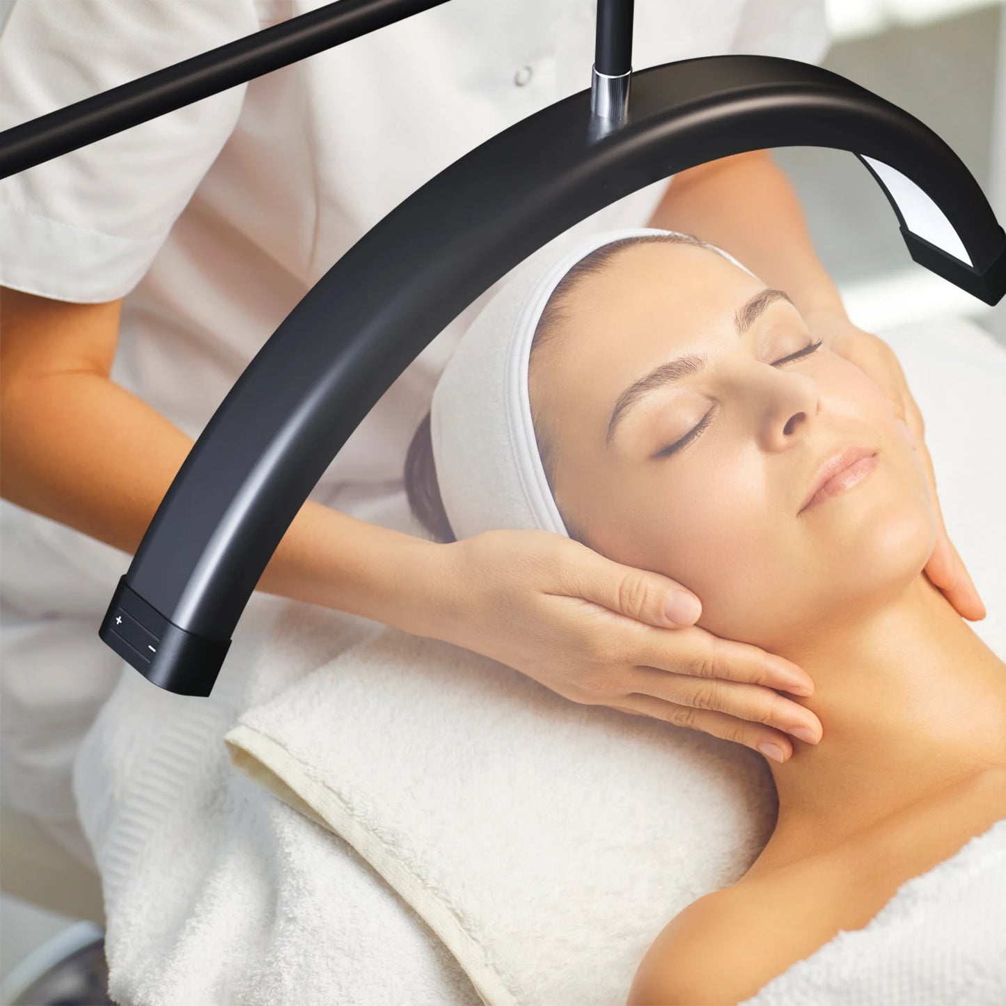 Fosoto Half-moon LED Video Light for Beauty Salon Tattoo Eyelash Work