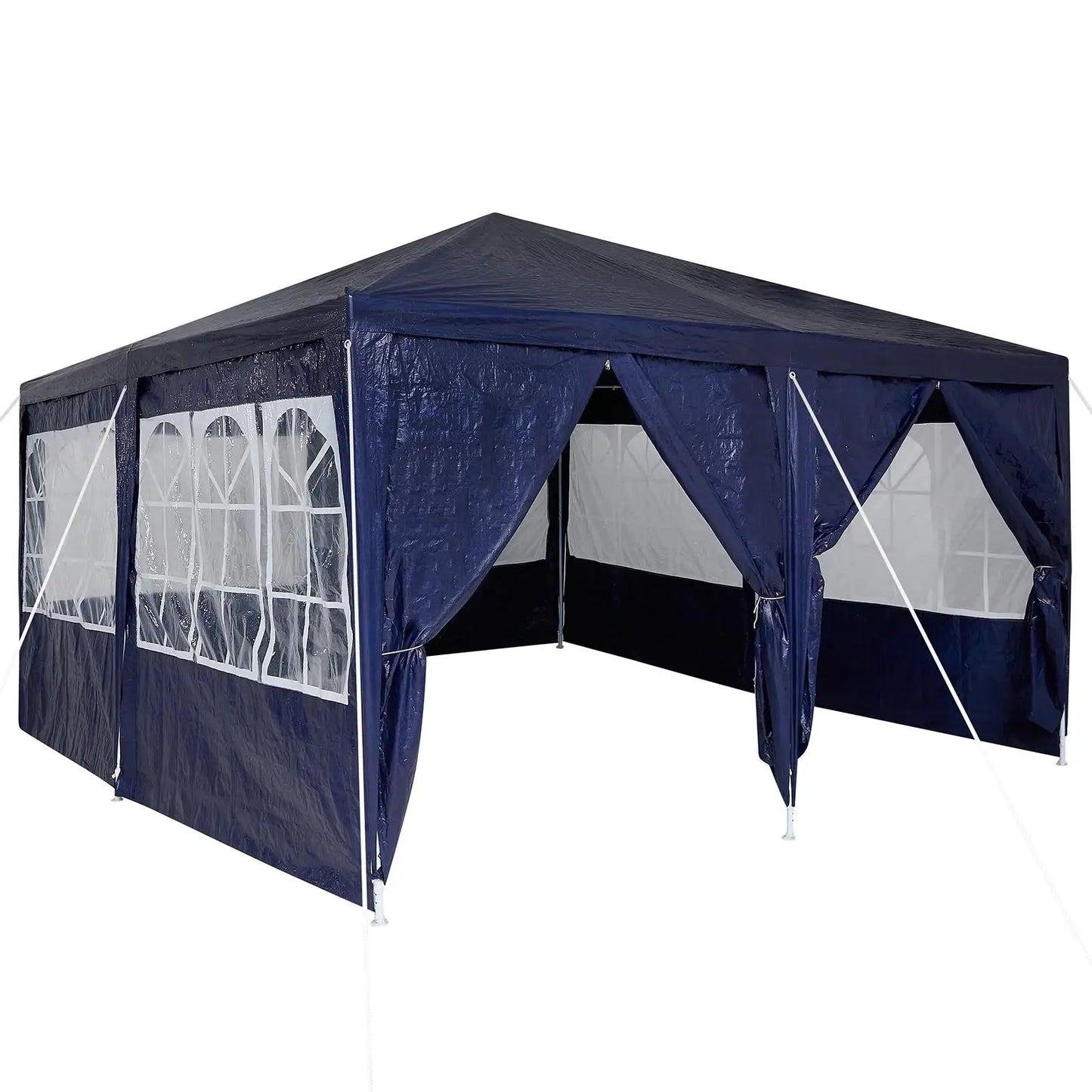 Blue Party Tent 13.1x13.1ft Waterproof Canopy for Outdoor Events