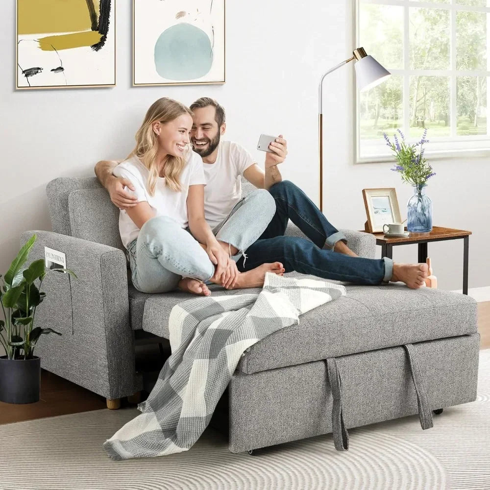 Ljustra Convertible Sofa Bed 3-in-1 Sleeper Loveseat Futon Couch