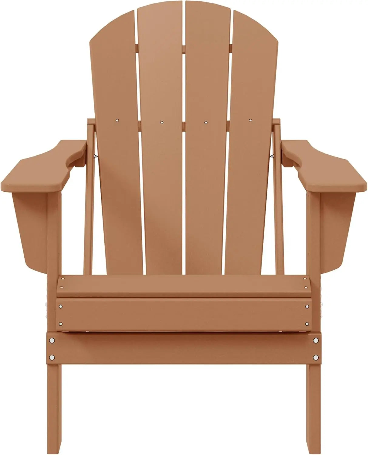 Malibu Outdoor Folding Adirondack Chair Set Durable Stylish Patio Seating