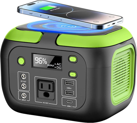 Ljustra 200W Portable Power Station 155Wh Solar Generator Power Bank