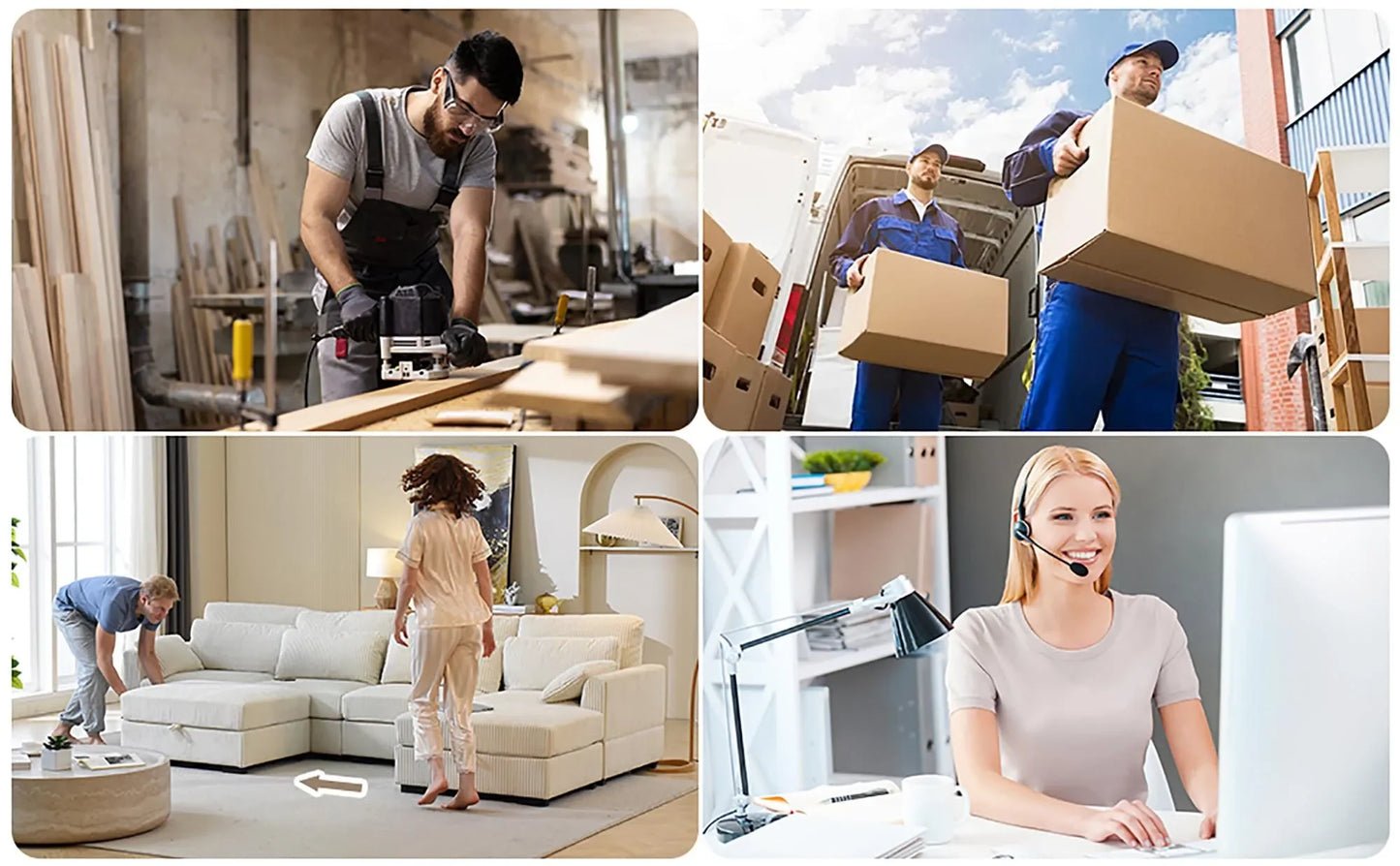 Corduroy Modular Sectional Sofa Modern Cloud Couch Living Room Furniture