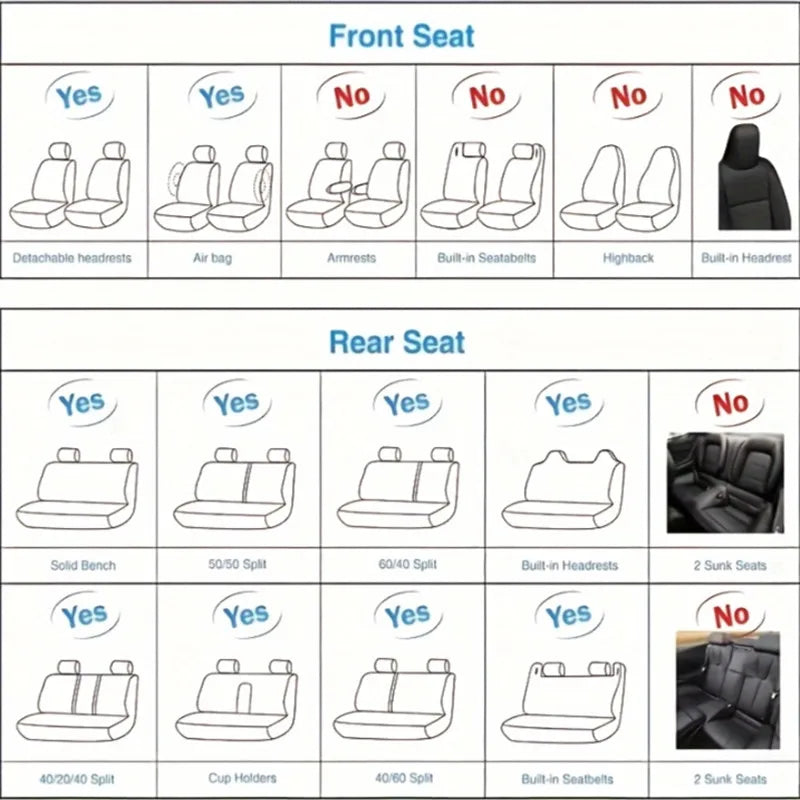 Nissan Frontier PU Leather Car Seat Cover Soft Comfortable Wear-Resistant