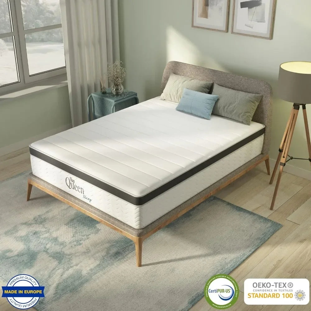 Ljustra Twin Size Maxima Hybrid Mattress Cooling Gel Memory Foam Innerspring