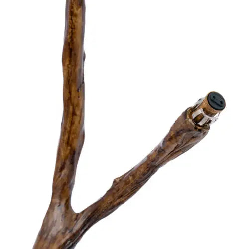 Vintage Rustic Tree Branch Glass Ball Chandelier Nordic Hanging Lamp