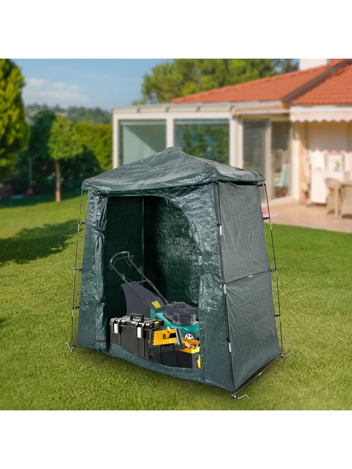 Ljustra Reusable Storage Tent Space Saving Bike Shed Waterproof Cover