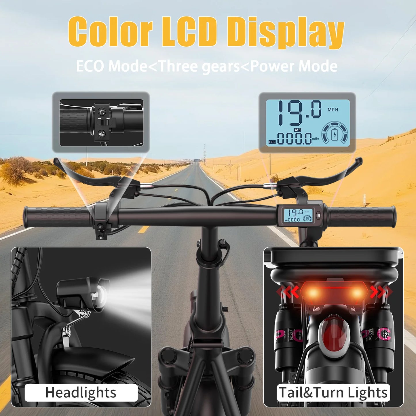 Adults Electric Scooter with Seat 700W 30 Mile Range Foldable E-Scooter