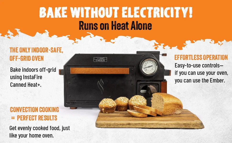 Compact Off-Grid Camping Oven Emergency Cooking Solution