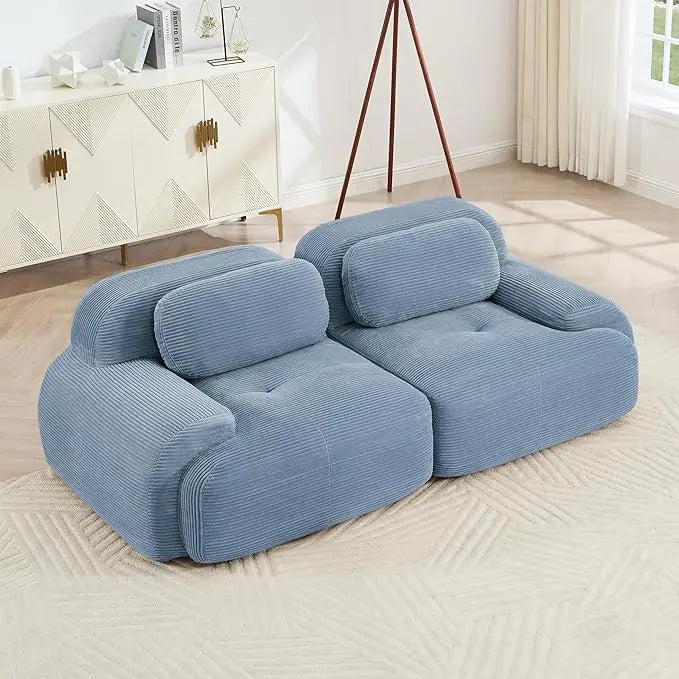 Ljustra Cloud Sectional Couch Modular Sofa Comfy Loveseat for Small Space