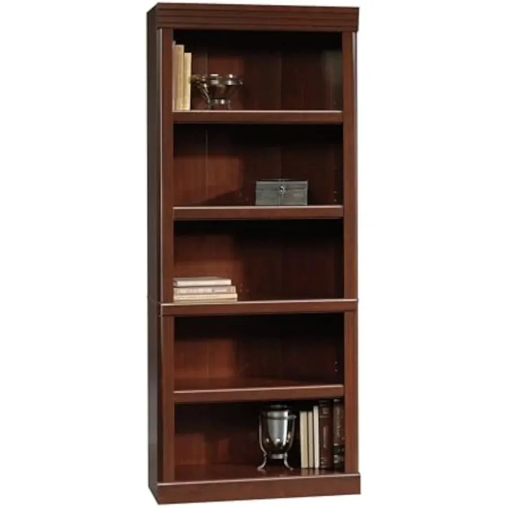 Hill Library Book Shelf Modern Furniture Tall Storage Classic Cherry