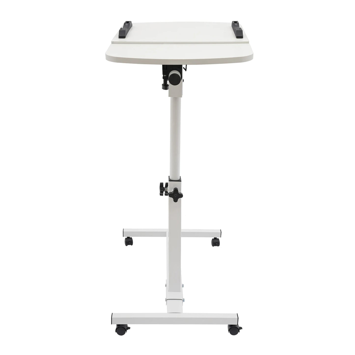 Adjustable Laptop Desk Stand with Swivel Wheels for Home Office