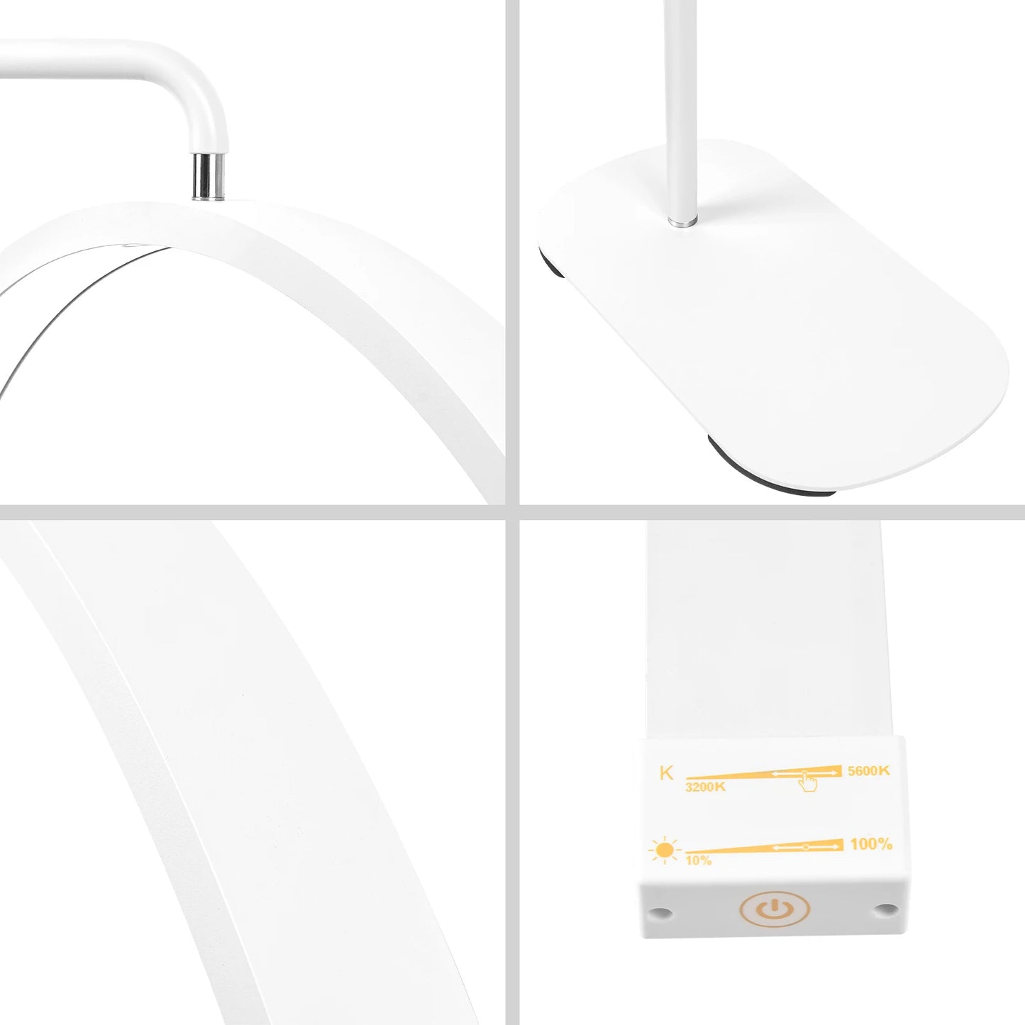 Fosoto Half-moon LED Video Light for Beauty Salon Tattoo Eyelash Work