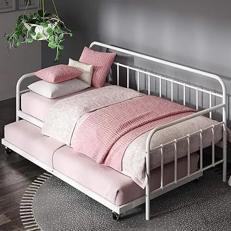 ZINUS Florence Twin Daybed and Trundle Frame Premium Steel Slat Support