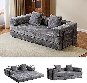 Ljustra Convertible Sleeper Sofa Bed No Assembly Required Modern Design