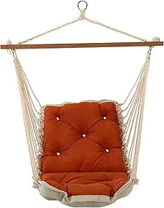Luxe Indigo Sunbrella Tufted Single Swing Indoor Outdoor 300 LB Capacity