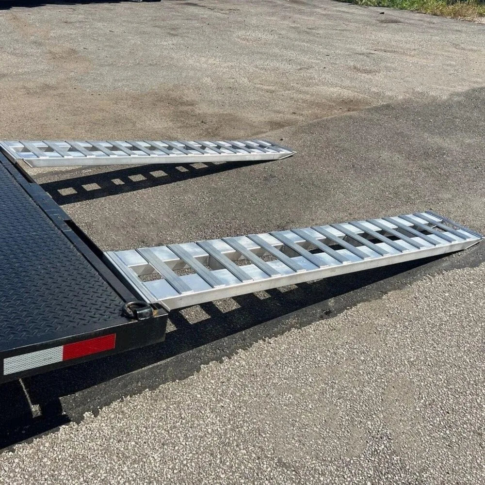6000 LBS Aluminum Ramps for Truck Trailer Loading 79.62" Pair