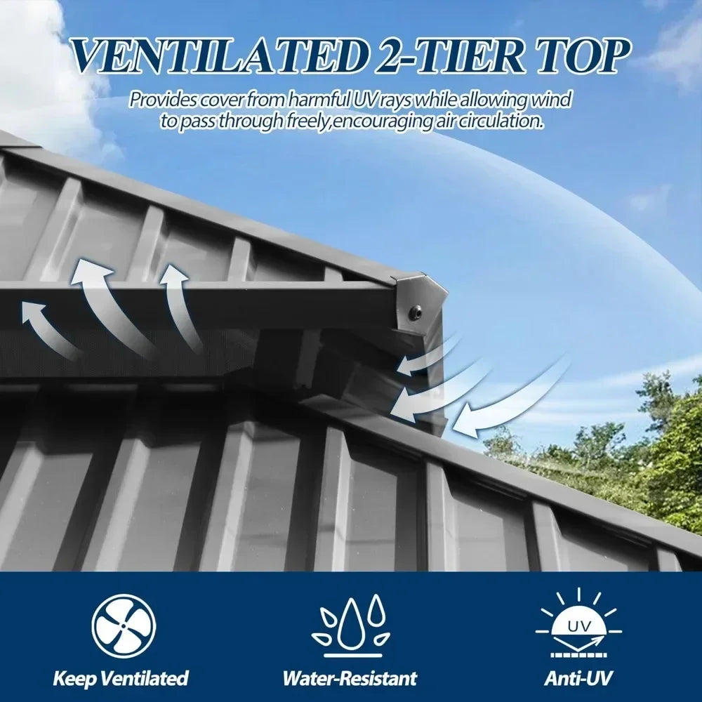 Heavy Duty Hardtop Gazebo 11FTx13FT Outdoor Cedar Wooden Gazebo