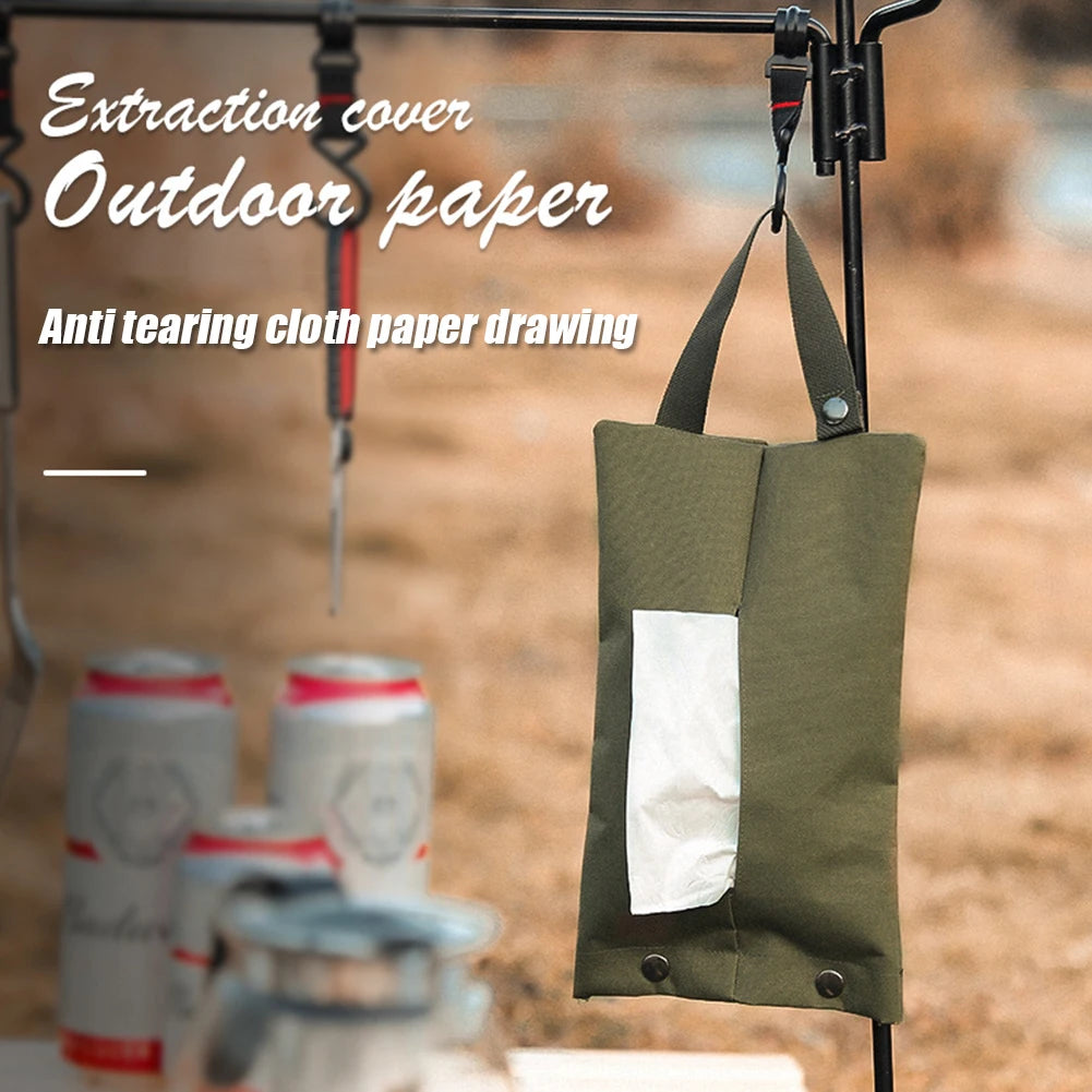 Outdoor Camping Tissue Cover Bathroom Kitchen Toilet Paper Holder