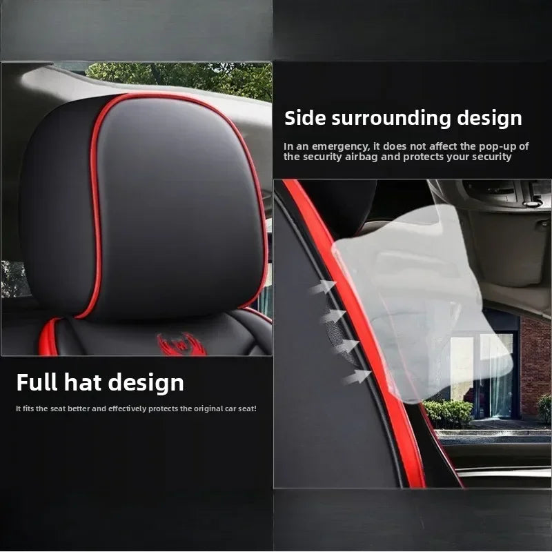 Kia K5 2021-2025 Car Seat Covers Full Set Waterproof Leather Wear-Resistant