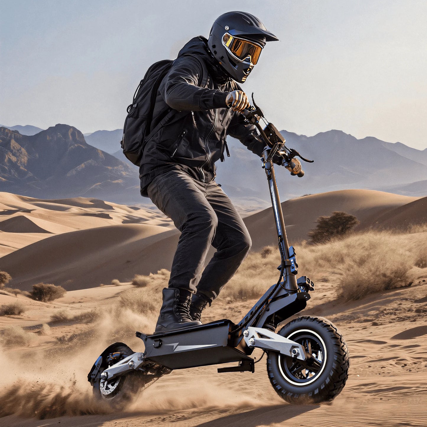 Ljustra Electric Scooter 31mph 900W Off-Road Adult E-Scooter