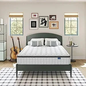 Ljustra Full Size 10 Inch Hybrid Mattress Pillow Top Comfort Support