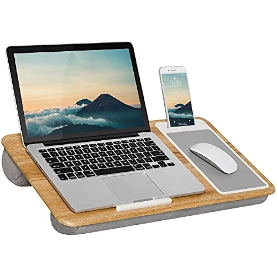 Compact Lap Desk for Laptops up to 13.3 Inch Home Office Organizer
