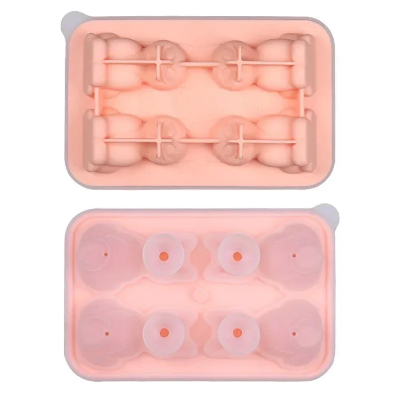 Silicone Cat Ice Cube Mold Fun Animal Ice Balls for Home Use