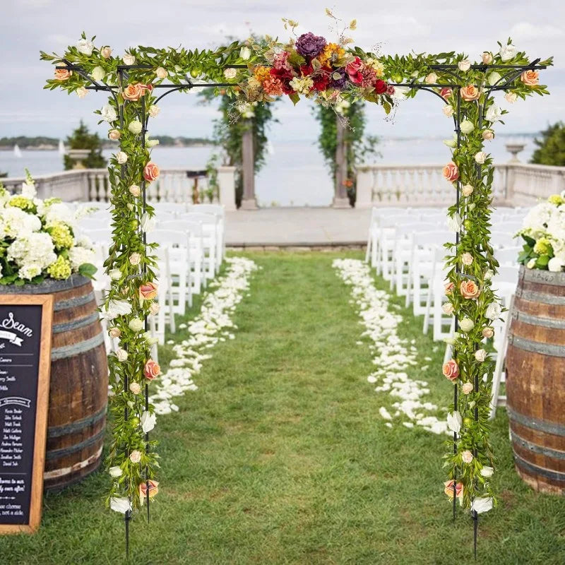 Garden Arbor Wedding Archway Steel Trellis for Climbing Plants