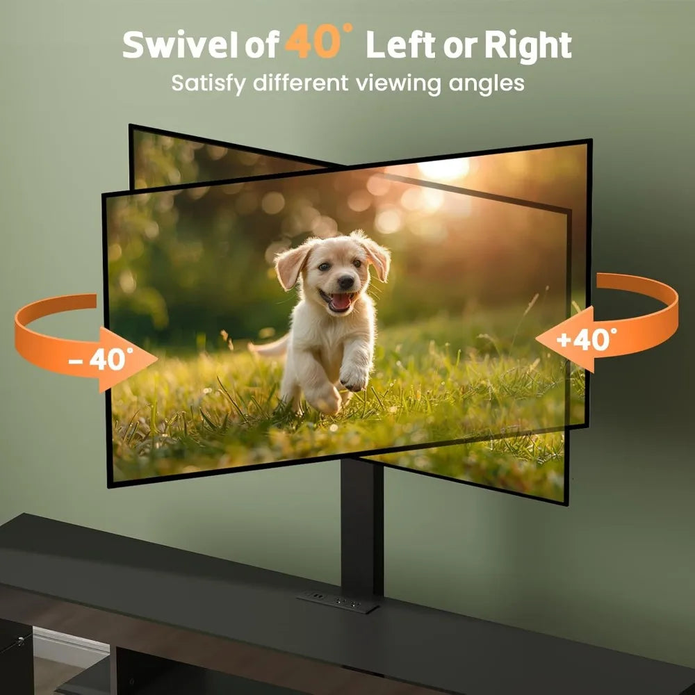 Ljustra TV Stand with Mount for 75 inch LED TVs Modern Entertainment Center