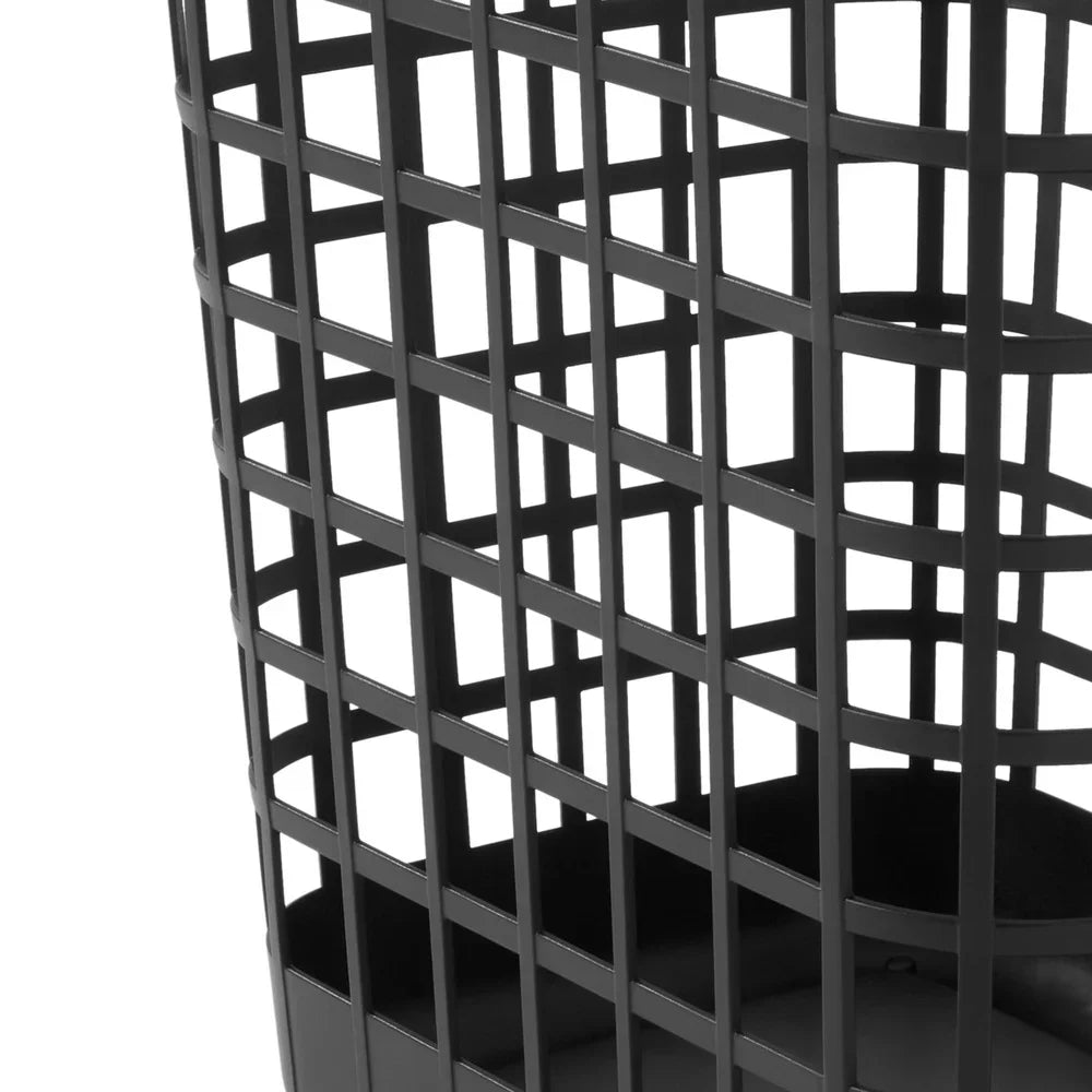 Rolling Laundry Hamper 2.6 Bushel Open-Top Plastic with Casters