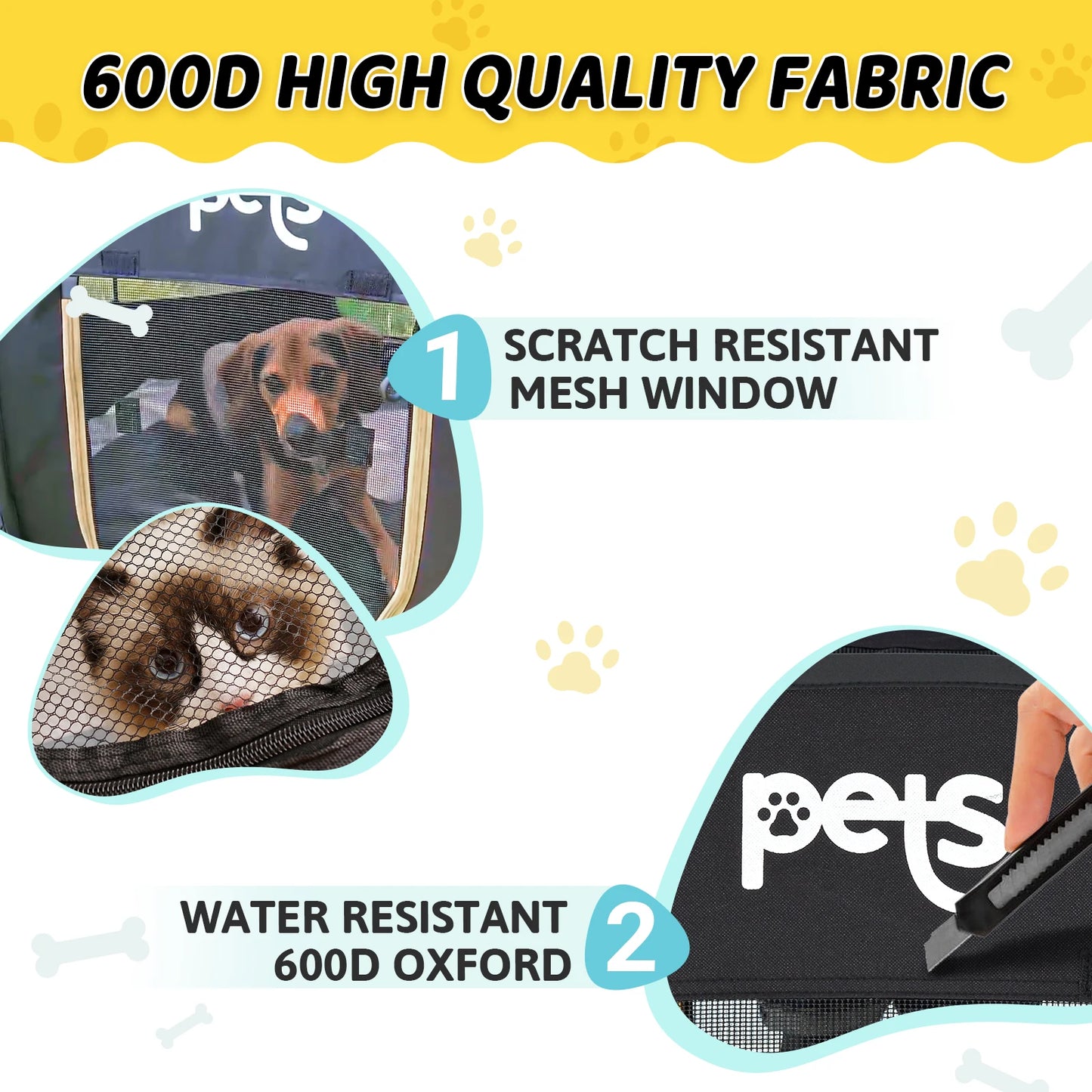 Portable Indoor Dog Tent Playpen for Small Pets Automatic Pop Up Kennel