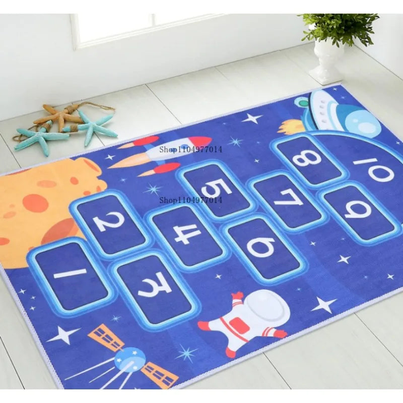 Ljustra Play Rug Soft Non-Slip Educational Mats for Kids Room Fun