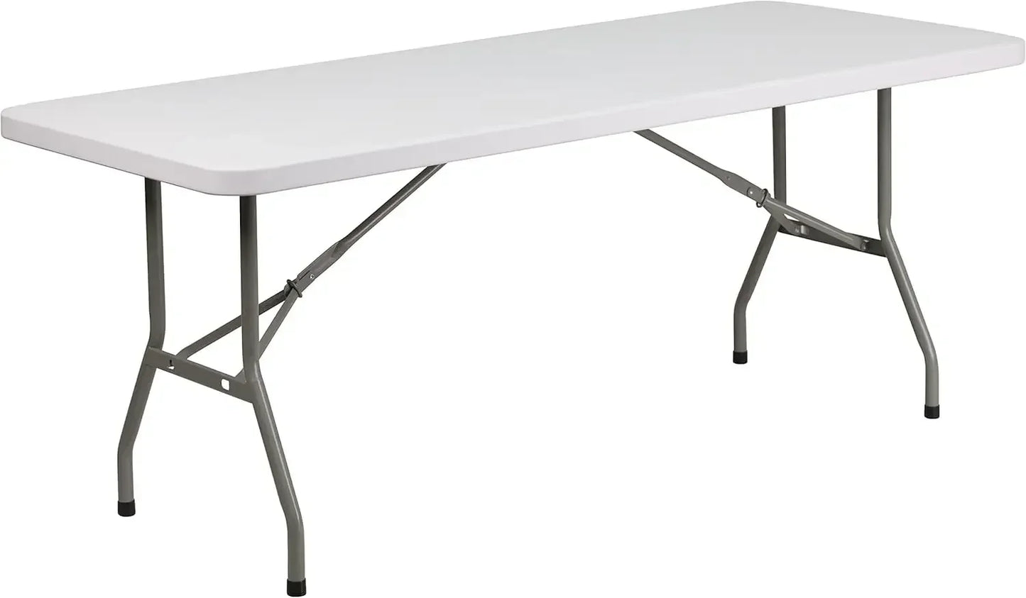 Elon 6' Rectangular Folding Table for Indoor Outdoor Events Portable