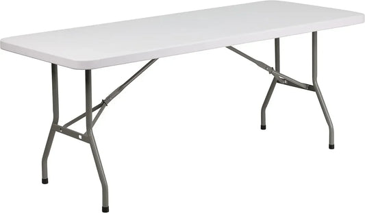 Elon 6' Rectangular Folding Table for Indoor Outdoor Events Portable