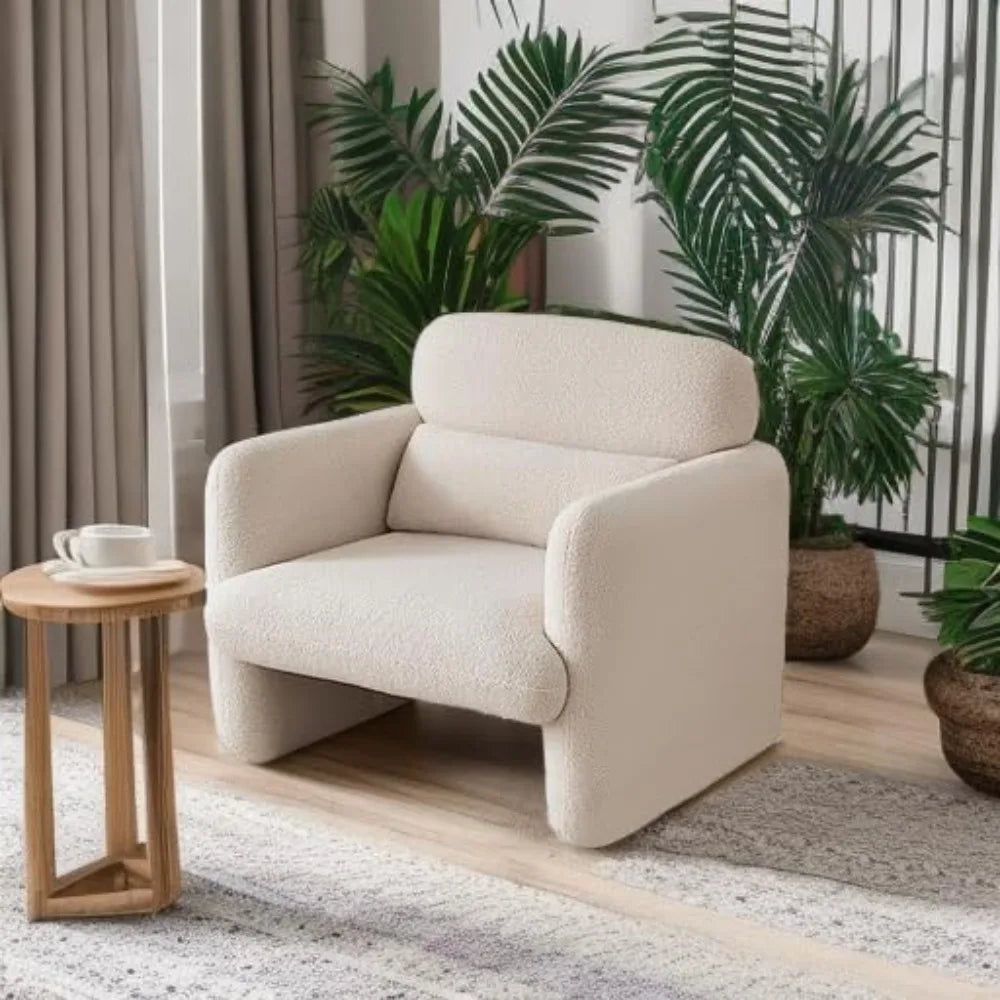 Modern Accent Armchair Comfy Sofa Chair Reading Living Room Bedroom