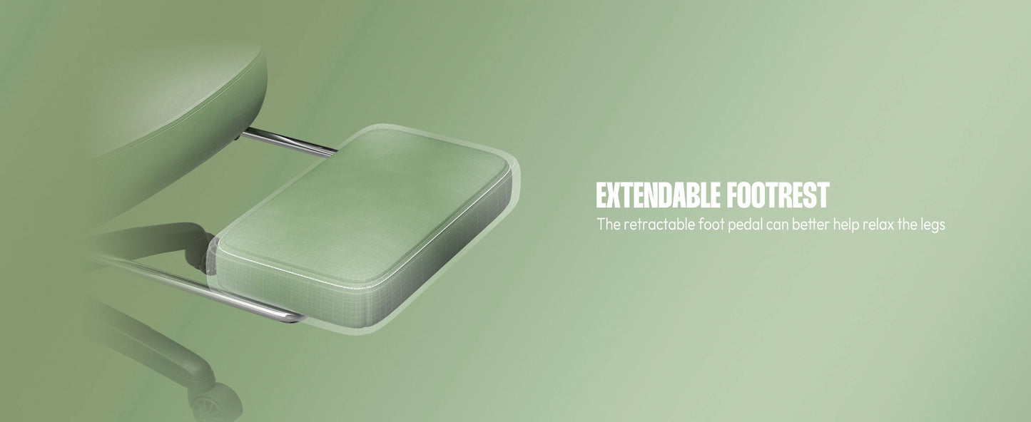 Ljustra Gaming Chair with Footrest Big Tall Adult PC Gamer Chair