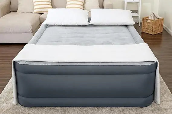 Ljustra Tough Guard Queen Air Mattress with Built-in Pump 22 Inch